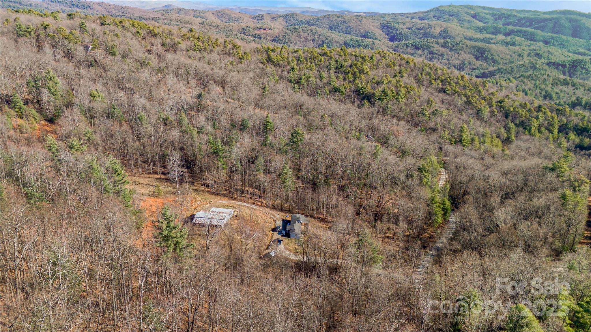 910 Summit Ridge Road Purlear, NC 28665 - Photo 27 of 28 a view of a field with trees in the background