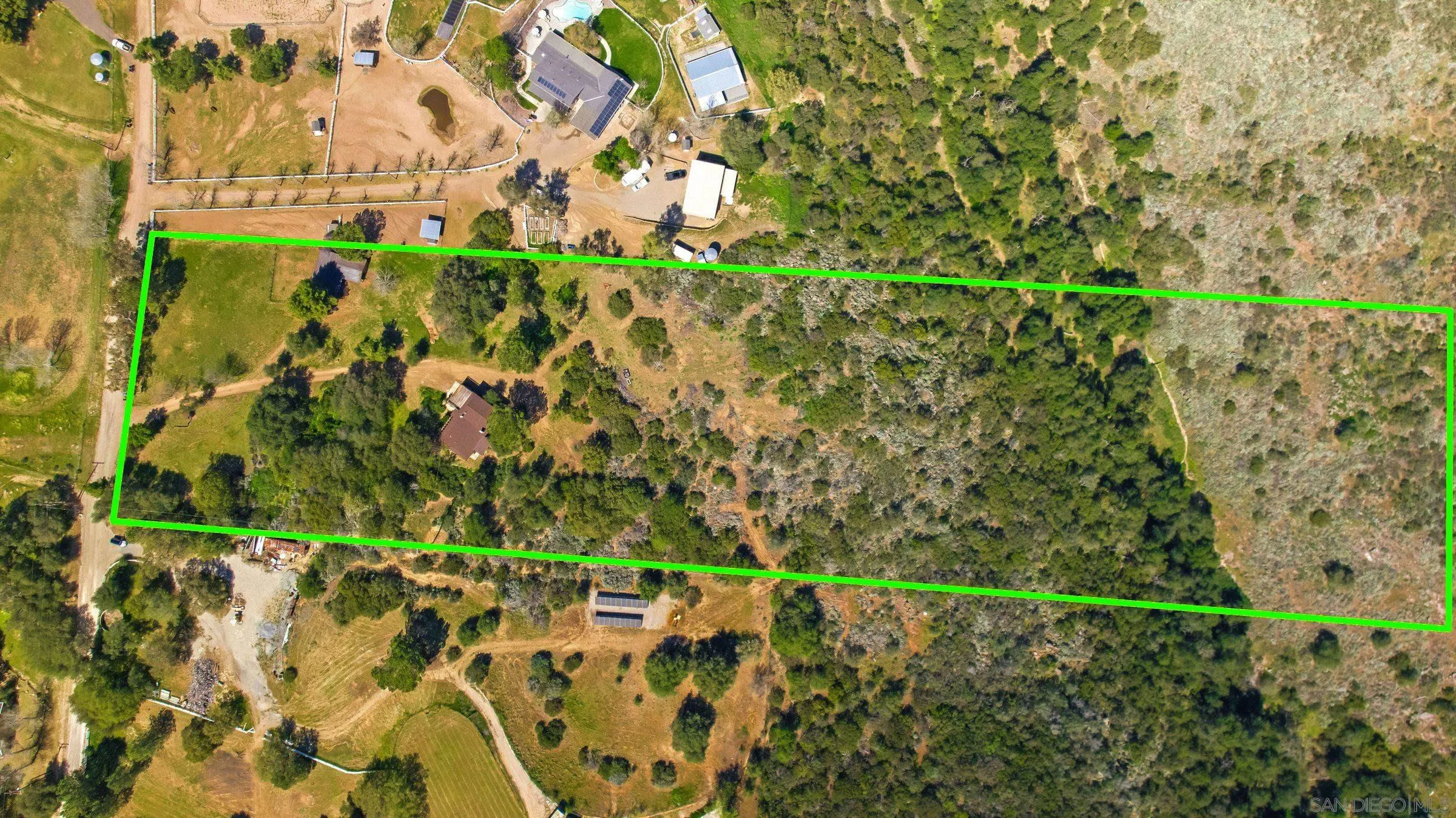 9907 Anderson Ranch Road Descanso, CA 91916 - Photo 3 of 42 a view of a yard with plants