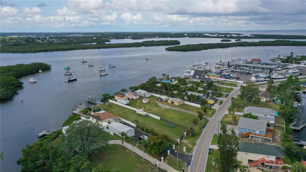 3306 West Shell Point Road Ruskin, FL 33570 - Photo 6 of 10 an aerial view of a city and lake view