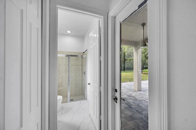 a front view of a house with garage