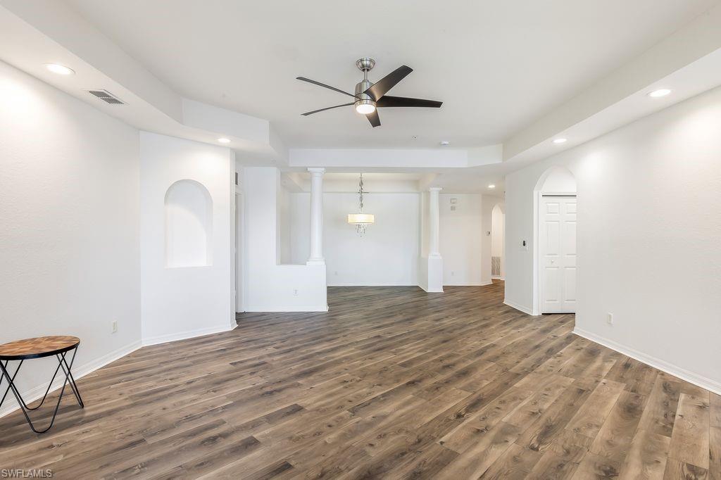 3610 Lansing Loop, Unit 103 Estero, FL 33928 - Photo 10 of 30 Great Room to DiningNew Fan with Remote.