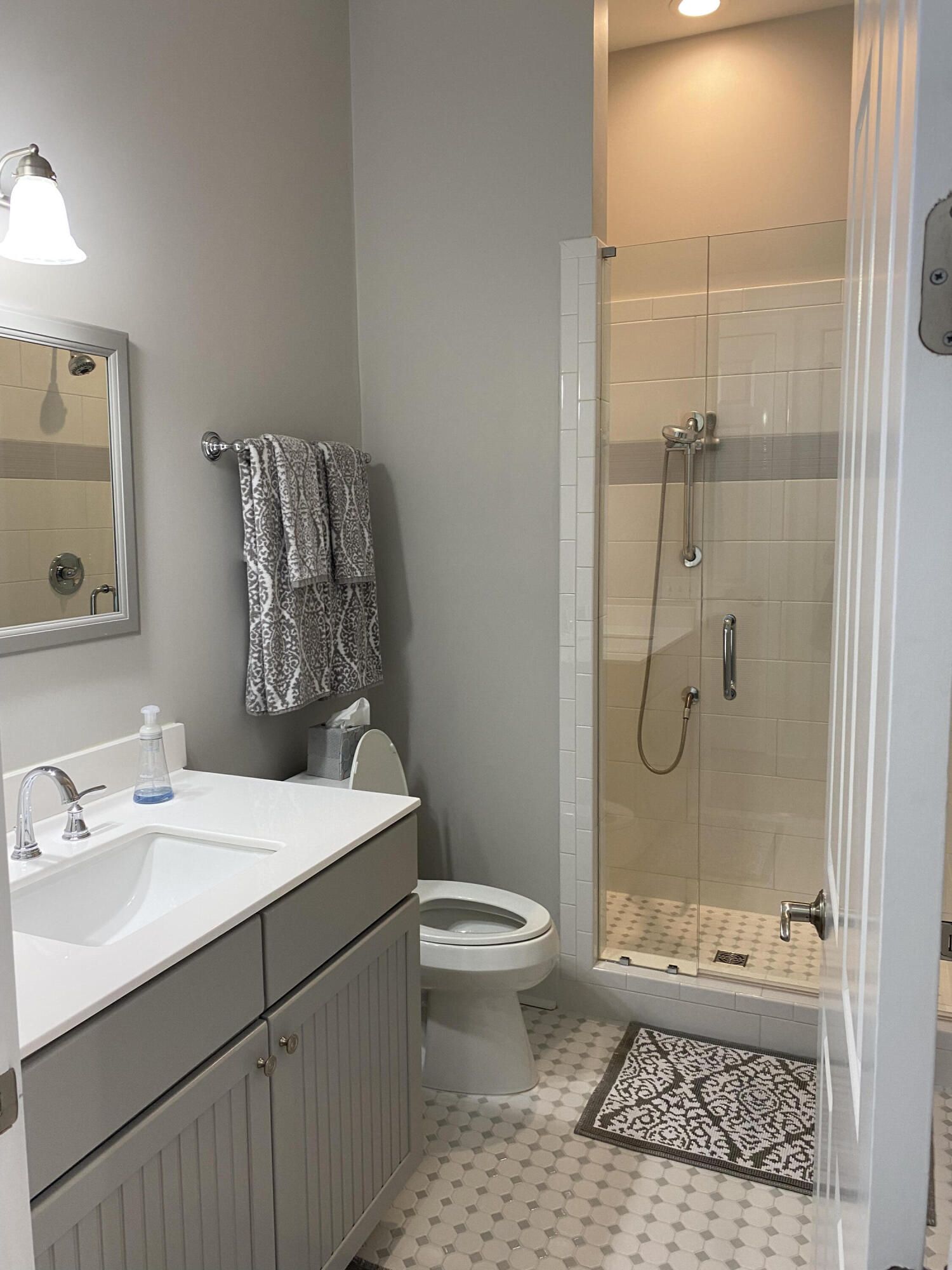 9 East Blue Crab Loop Inlet Beach, FL 32461 - Photo 14 of 55 a bathroom with a sink toilet and shower