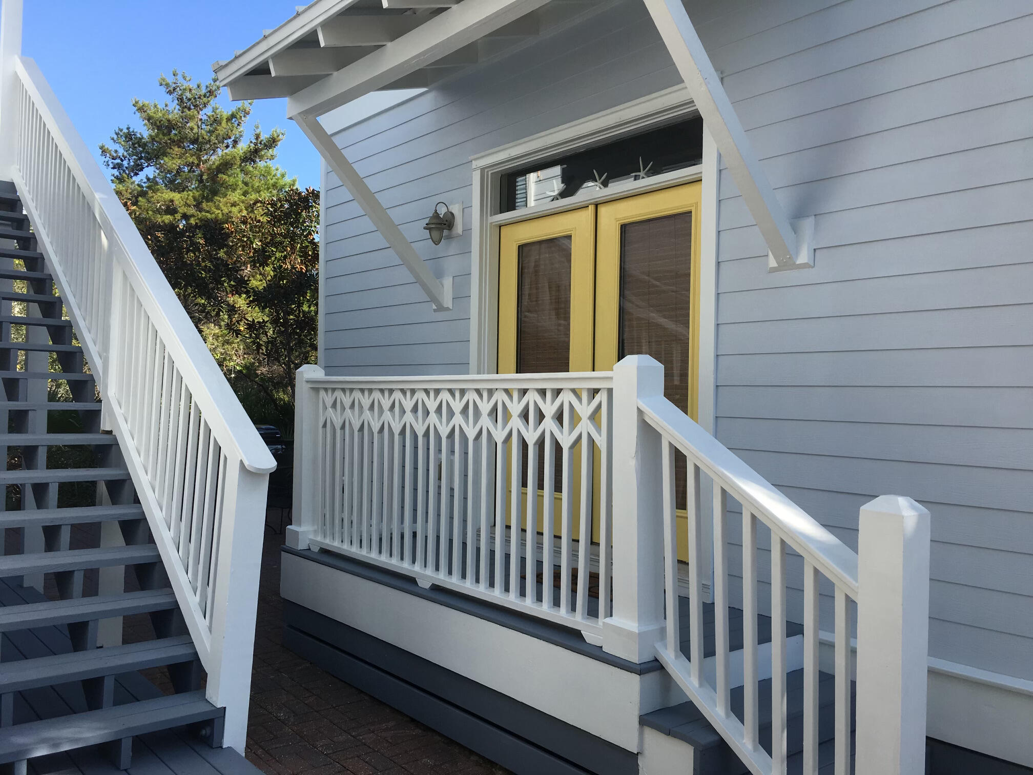 9 East Blue Crab Loop Inlet Beach, FL 32461 - Photo 32 of 55 a view of a balcony with staircase