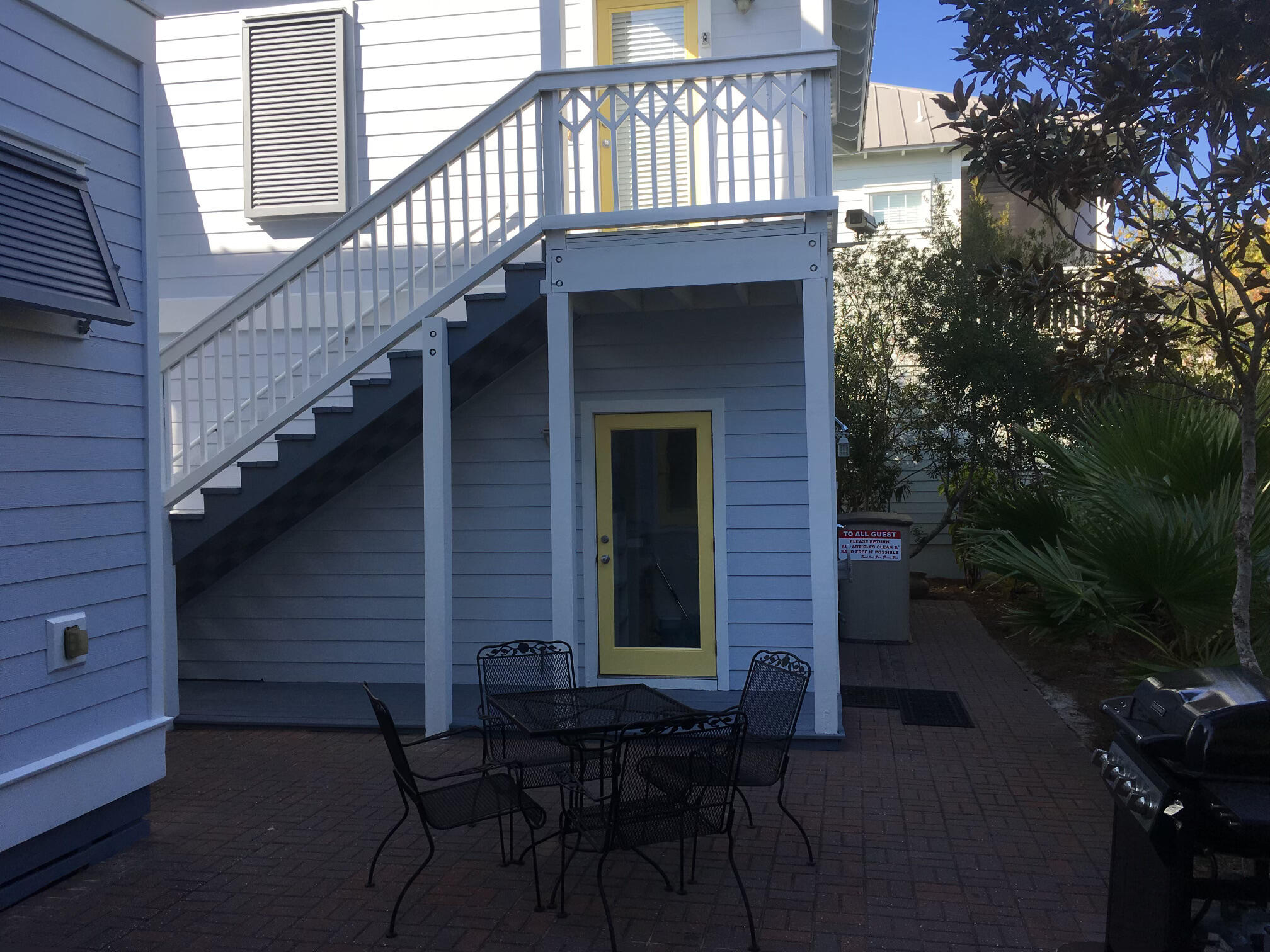 9 East Blue Crab Loop Inlet Beach, FL 32461 - Photo 33 of 55 a front view of a house with plants