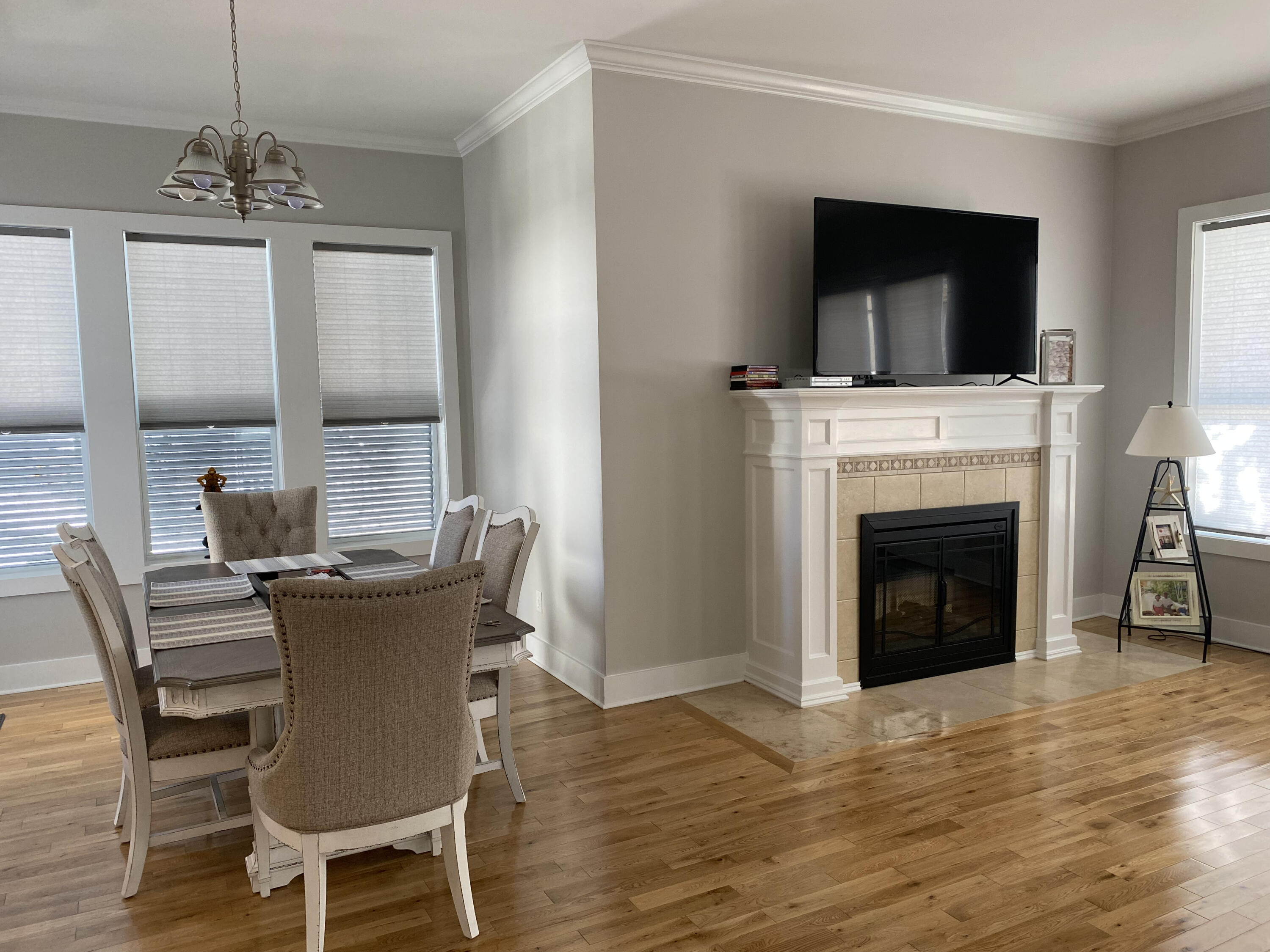 9 East Blue Crab Loop Inlet Beach, FL 32461 - Photo 5 of 55 a view of a livingroom with furniture and a fireplace