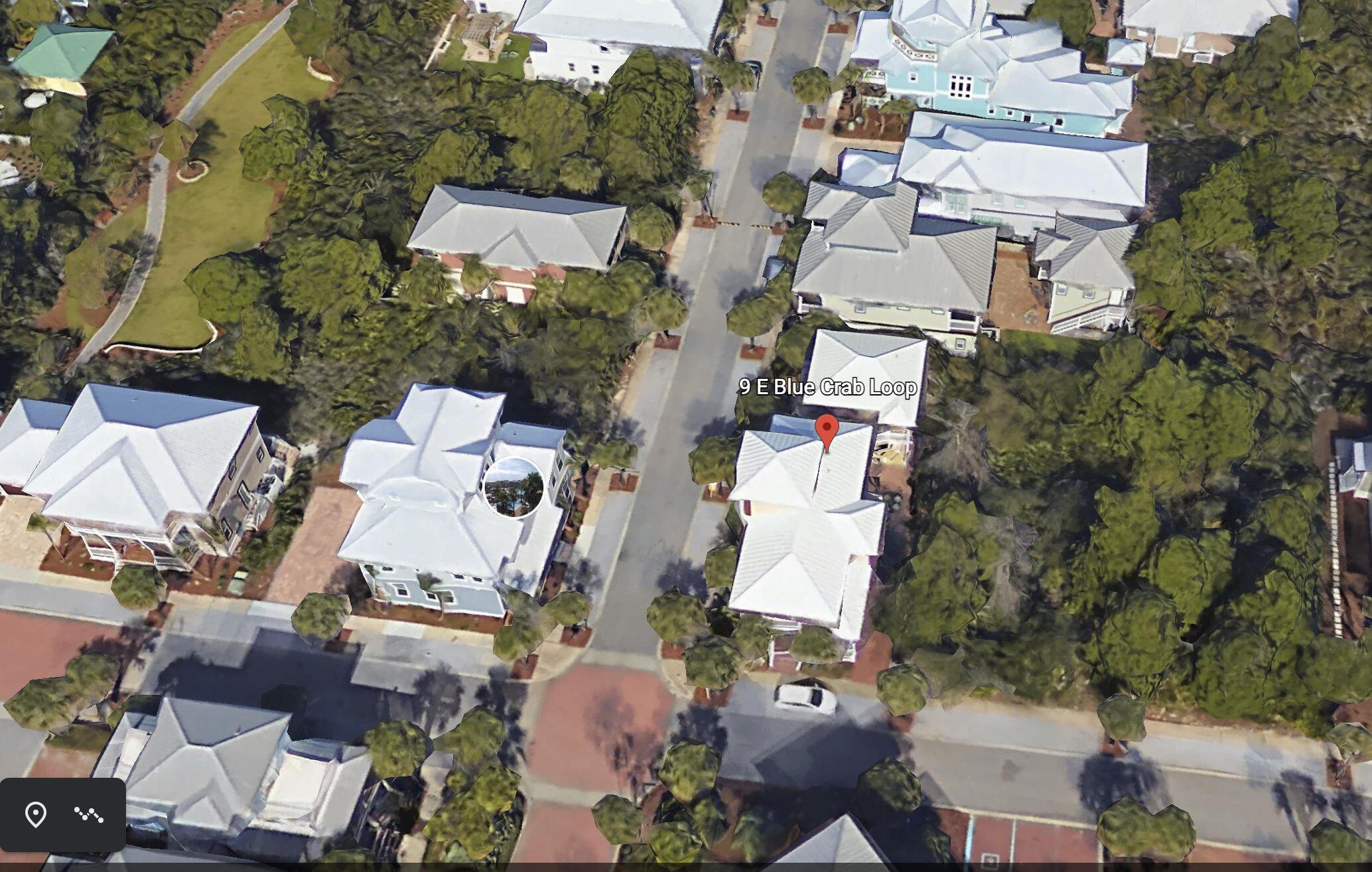 9 East Blue Crab Loop Inlet Beach, FL 32461 - Photo 53 of 55 an aerial view of houses with outdoor space