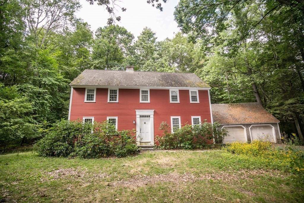 35 Juggler Meadow Road Leverett, MA 01054 - Photo 39 of 40 a front view of a house with a yard
