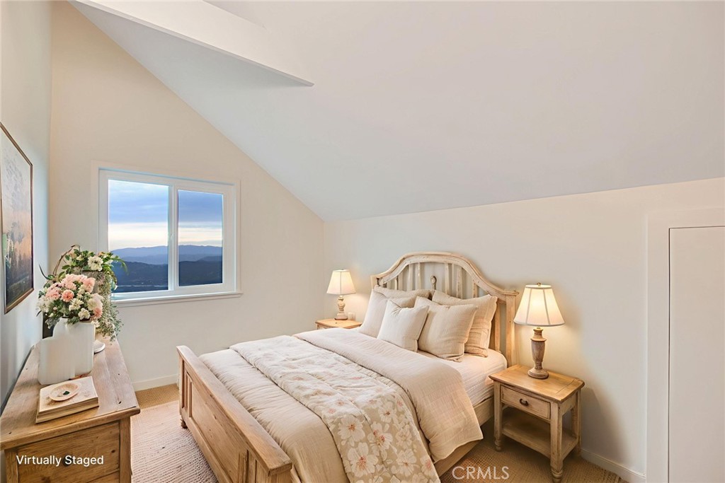 6750 Rainbow Heights Road Fallbrook, CA 92028 - Photo 37 of 64 Upstairs Bedroom 4 - Panoramic/Ocean View Side - Virtually Staged