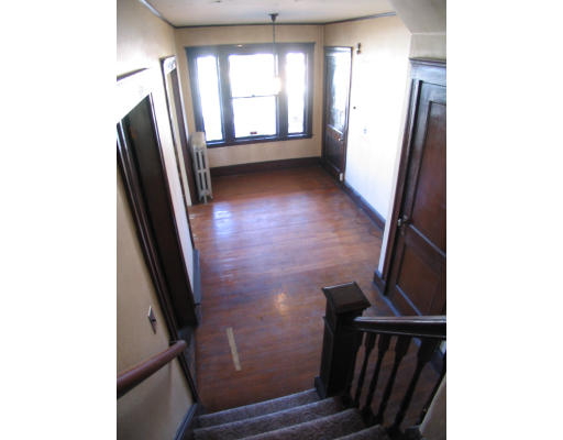584 Centre Street Boston, MA 02130 - Photo 12 of 26 a view of entryway with wooden floor