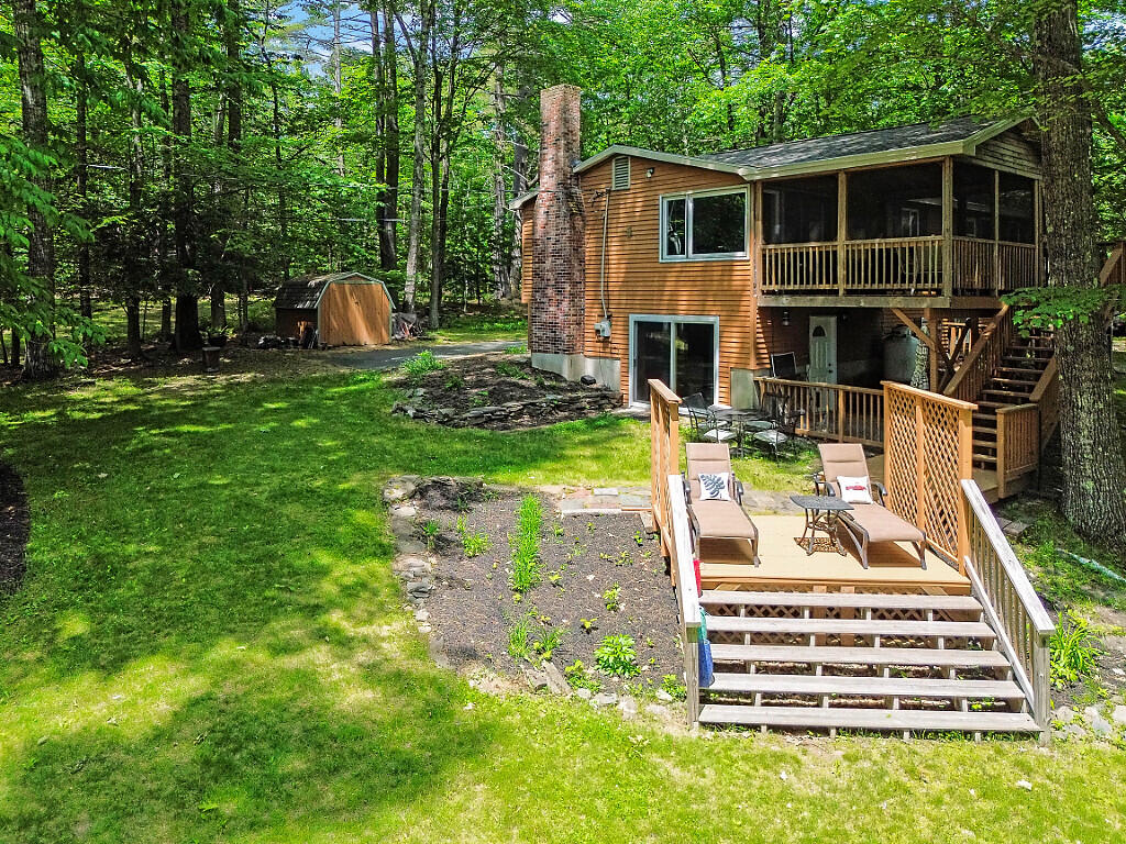 114 Cottage Road Winthrop, ME 04364 - Photo 6 of 63 Back view of home