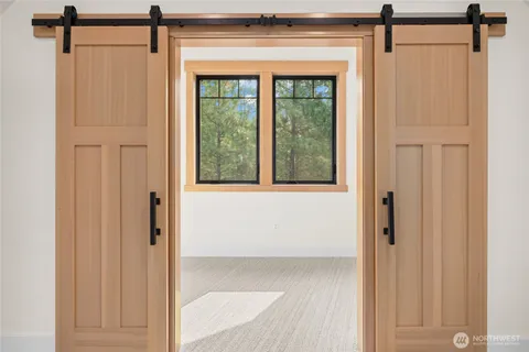 a view of a front door