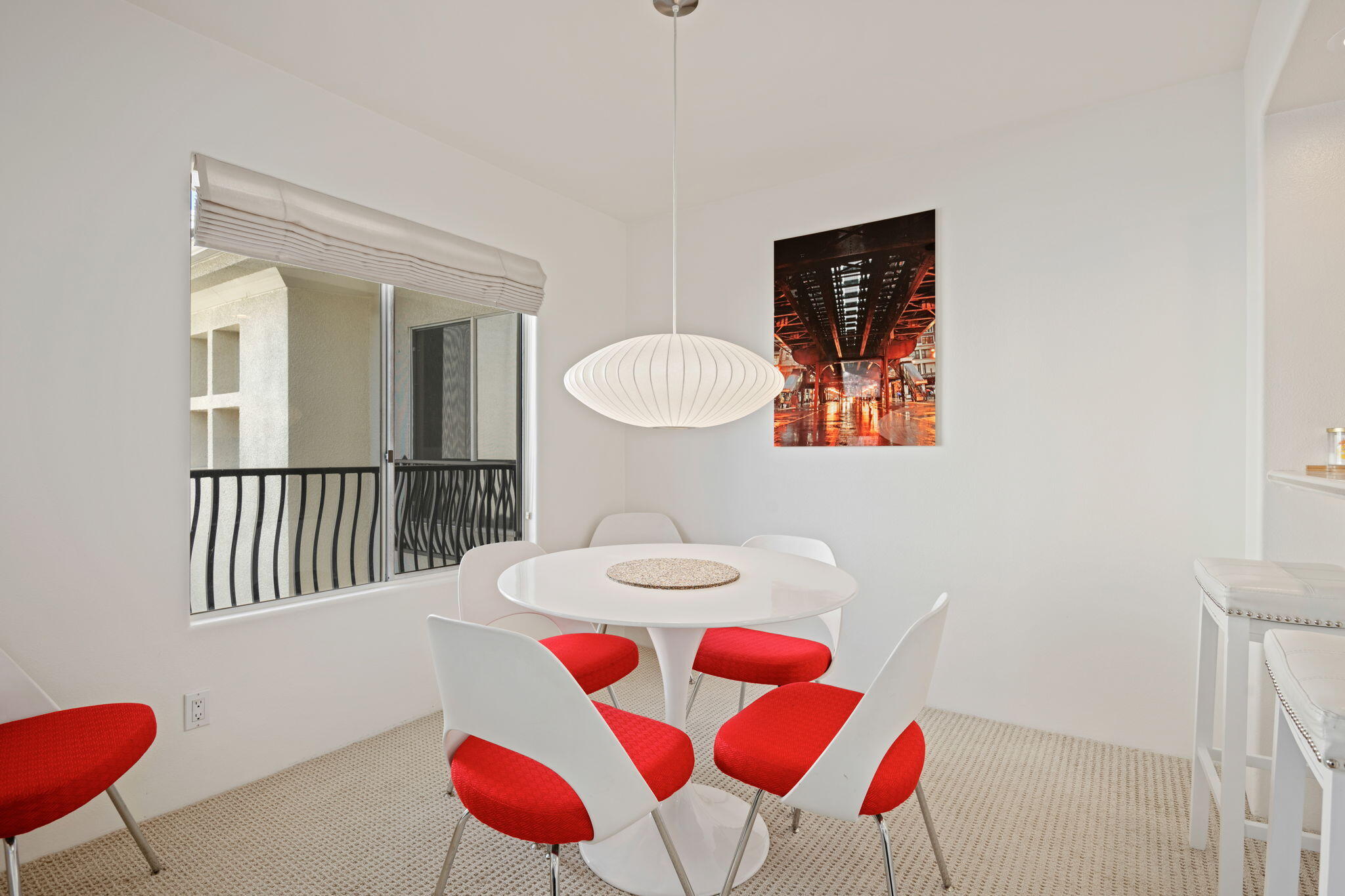 269 Por La Mar Circle Santa Barbara, CA 93103 - Photo 7 of 26 a view of a dining room with furniture and wooden floor