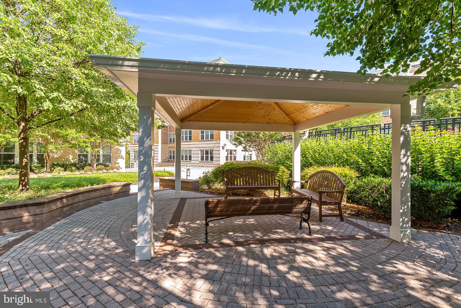 12000 Market Street, Unit 244 Reston, VA 20190 - Photo 39 of 54 Courtyard is private oasis for Savoy residents