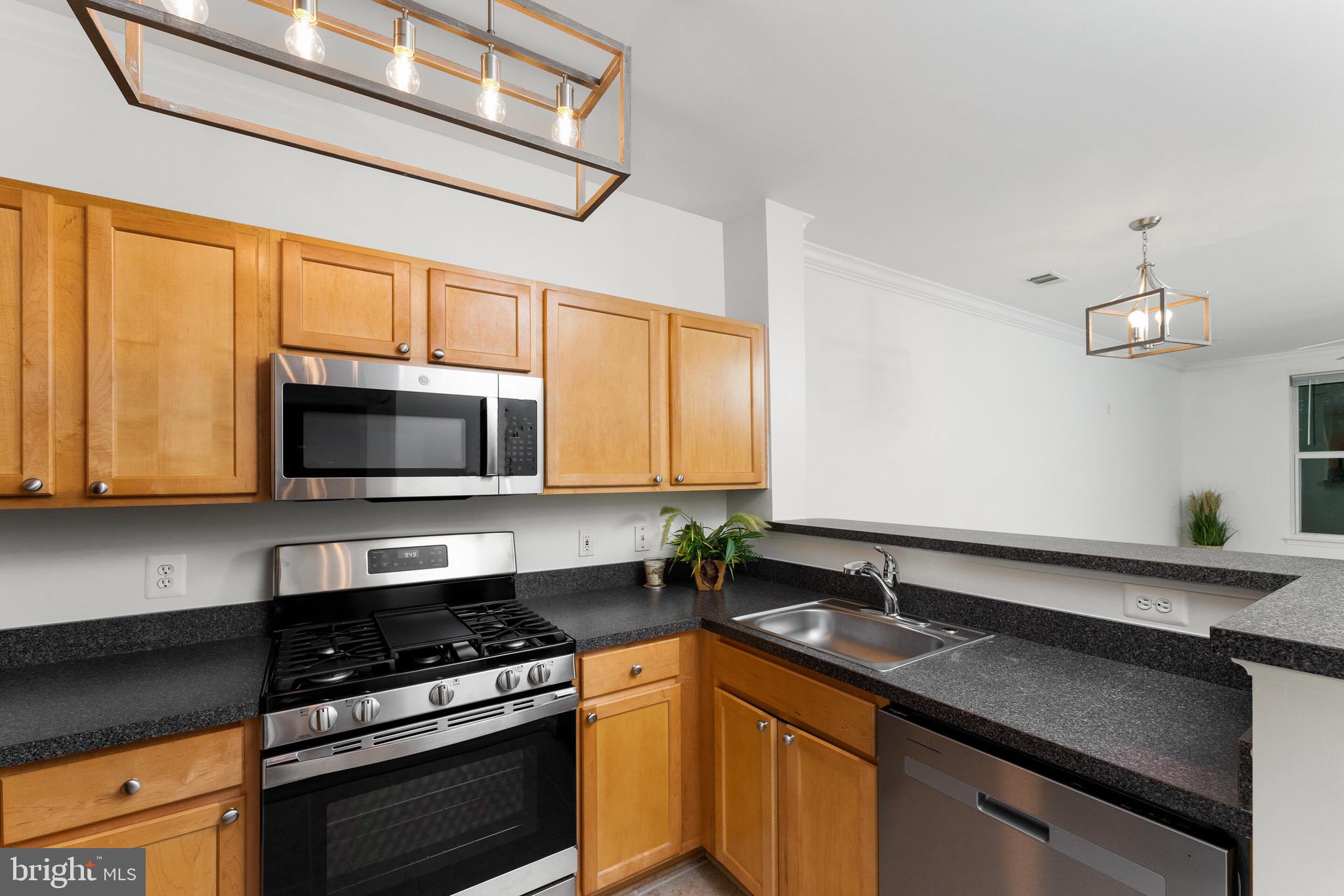 12000 Market Street, Unit 244 Reston, VA 20190 - Photo 8 of 54 Breakfast bar overlooks living/dining area