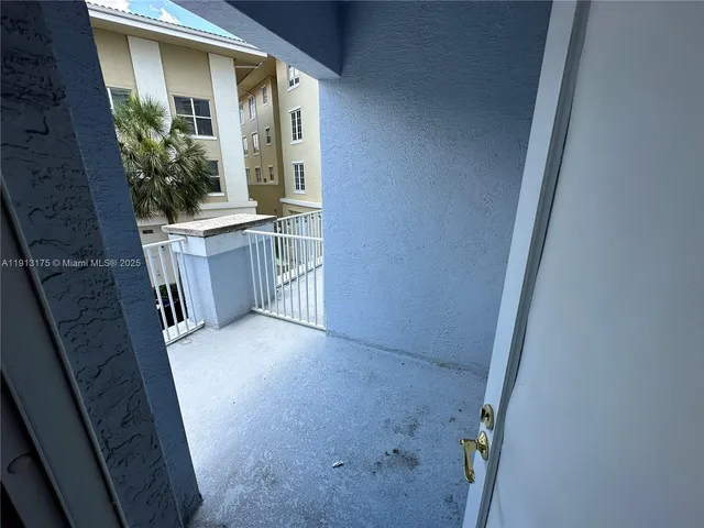 a view of balcony with outdoor space