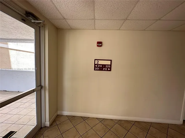 a view of an empty room