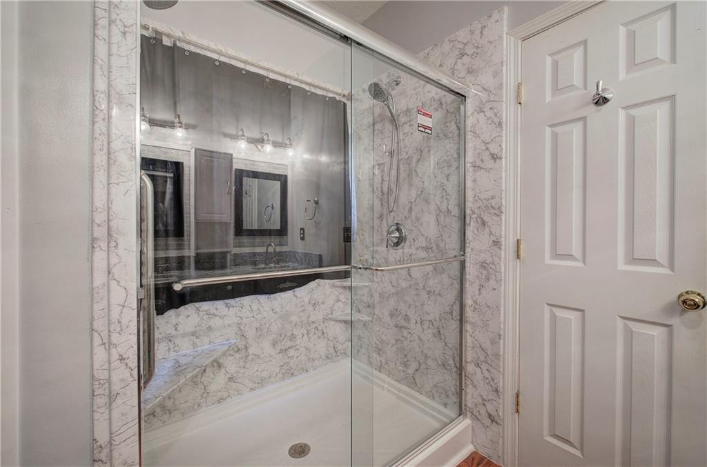 25 Haley Place, Unit 3 Cartersville, GA 30121 - Photo 21 of 45 a bathroom with a shower and a sink