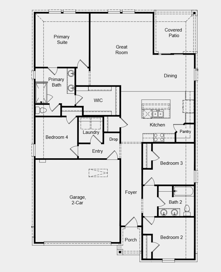 218 Betsy Road Hutto, TX 78634 - Photo 2 of 23 Additional Highlights Include: Upgraded front door, trash pull out, whole house blinds, tankless water heater, and pre-plumb for future water softener