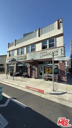 a view of a building with street