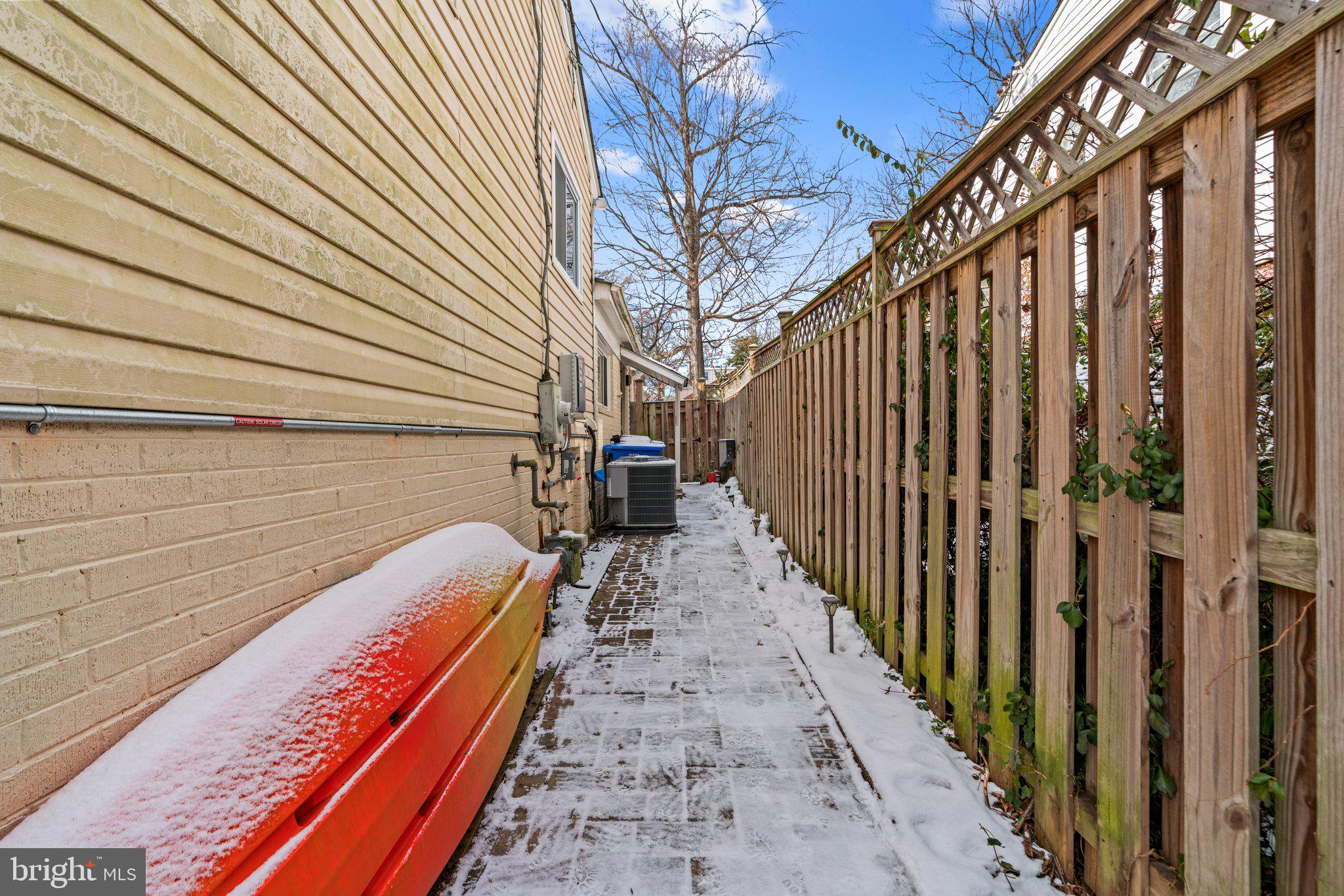 609 Perth Place Silver Spring, MD 20901 - Photo 41 of 46 a view of balcony with wooden floor and fence