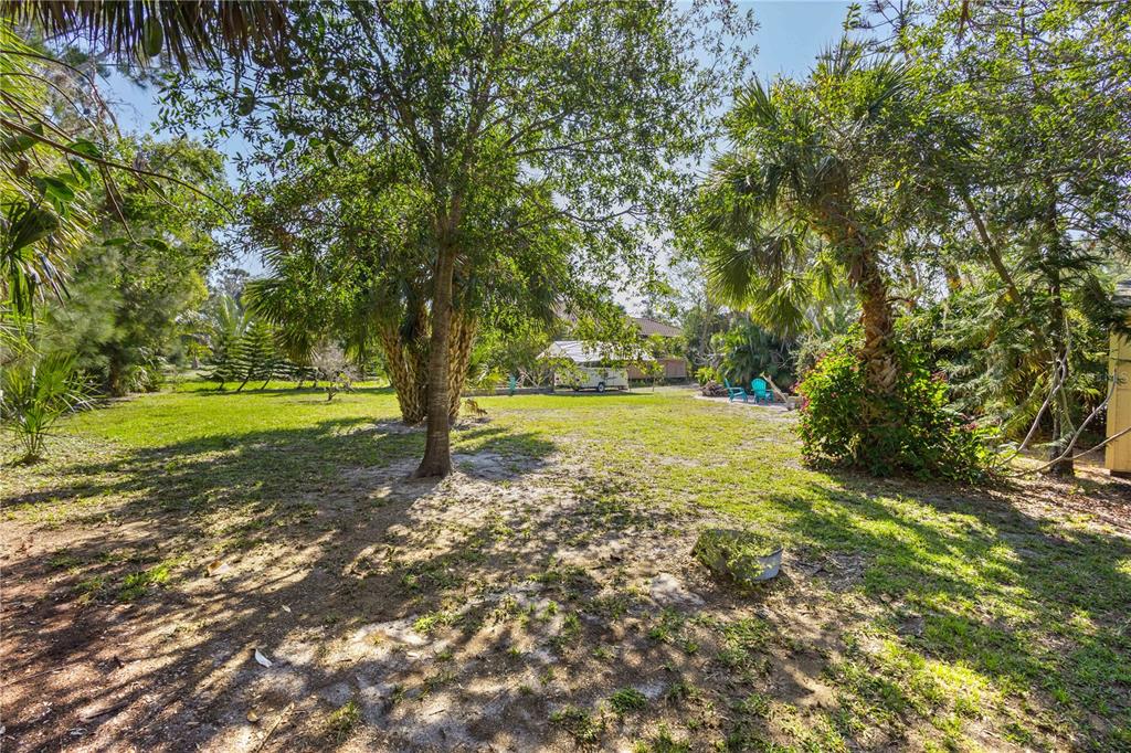 109 Burney Road Osprey, FL 34229 - Photo 41 of 56 Deep view from northern property boundary towards the house