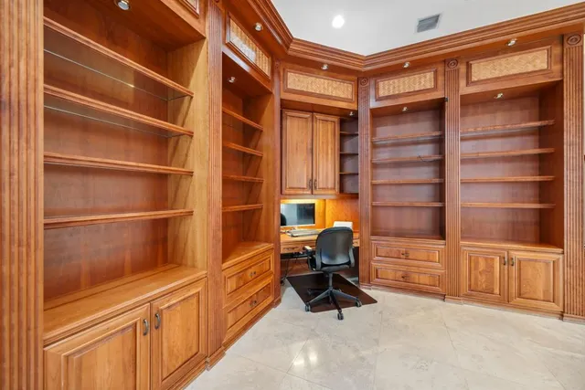 a view of swimming pool outdoor seating and yard