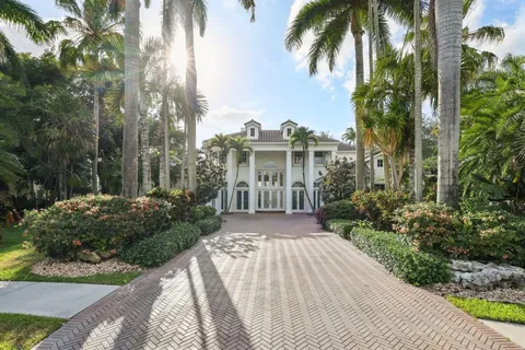 a view of a backyard with plants
