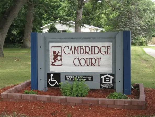 a sign that is on the side of a building