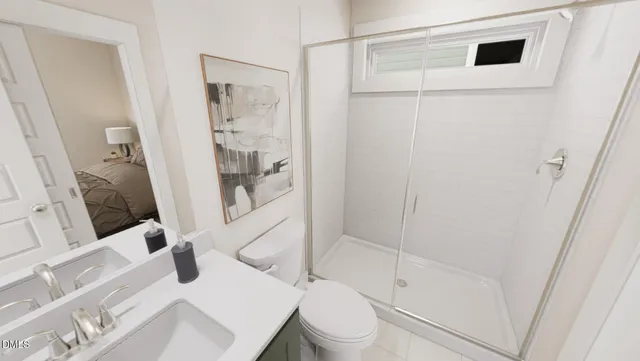 a bathroom with a sink a mirror and vanity