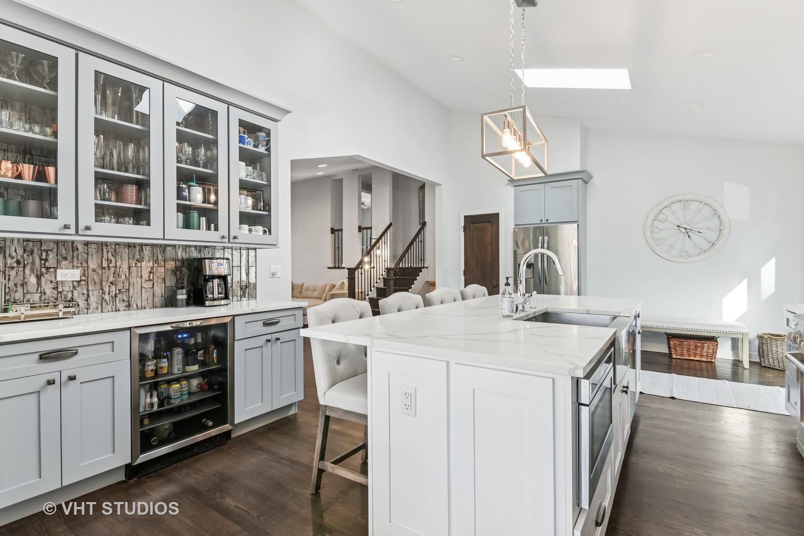 389 Weidner Road Buffalo Grove, IL 60089 - Photo 7 of 25 a kitchen with a sink a counter space and stainless steel appliances
