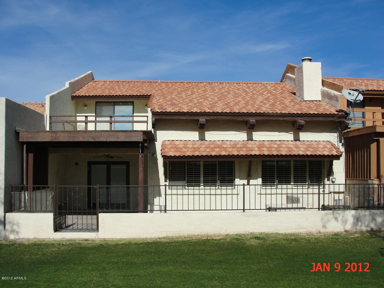 2329 North Recker Road, Unit 26 Mesa, AZ 85215 - Photo 14 of 14 Back of home