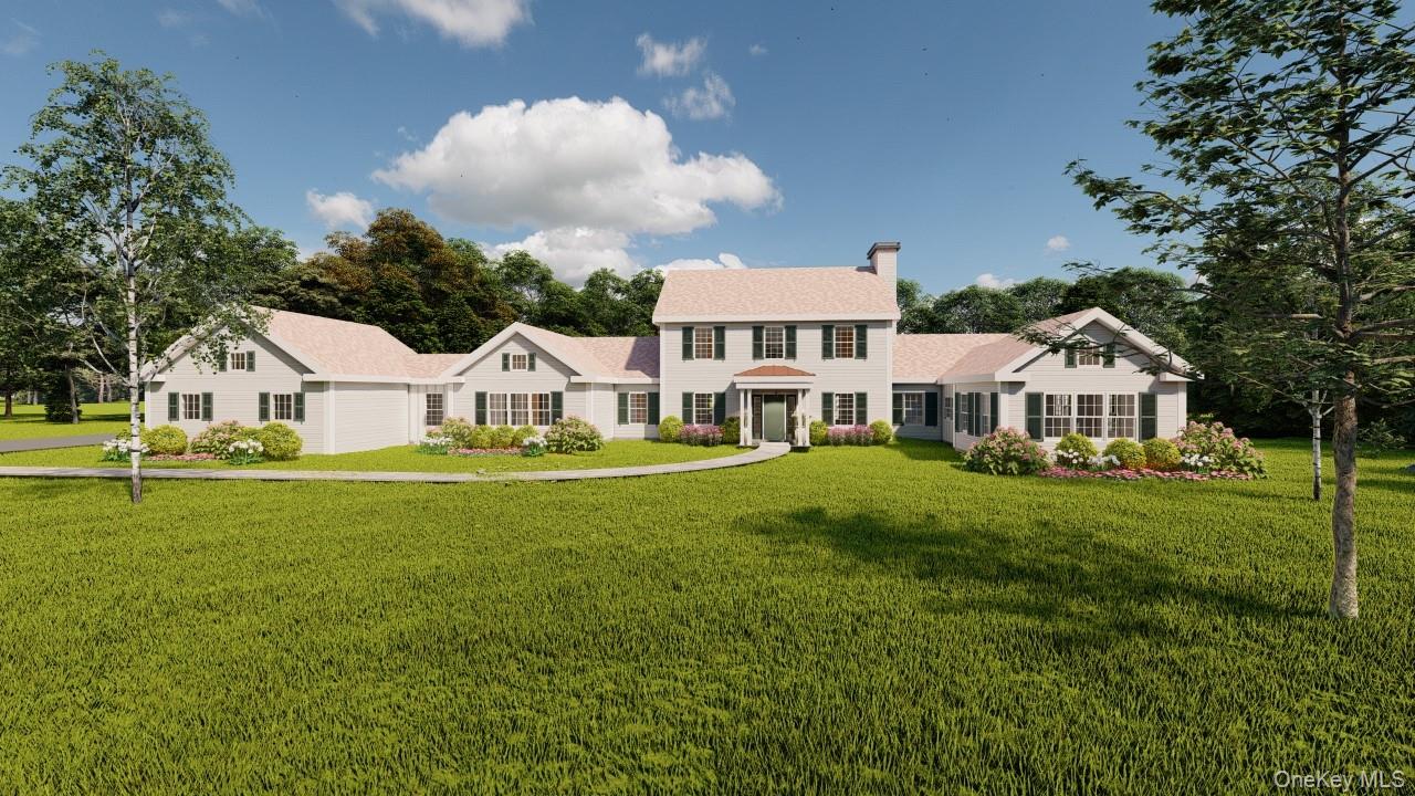 8 Taber Road Sherman, CT 06784 - Photo 6 of 22 a white house with a big yard and large trees