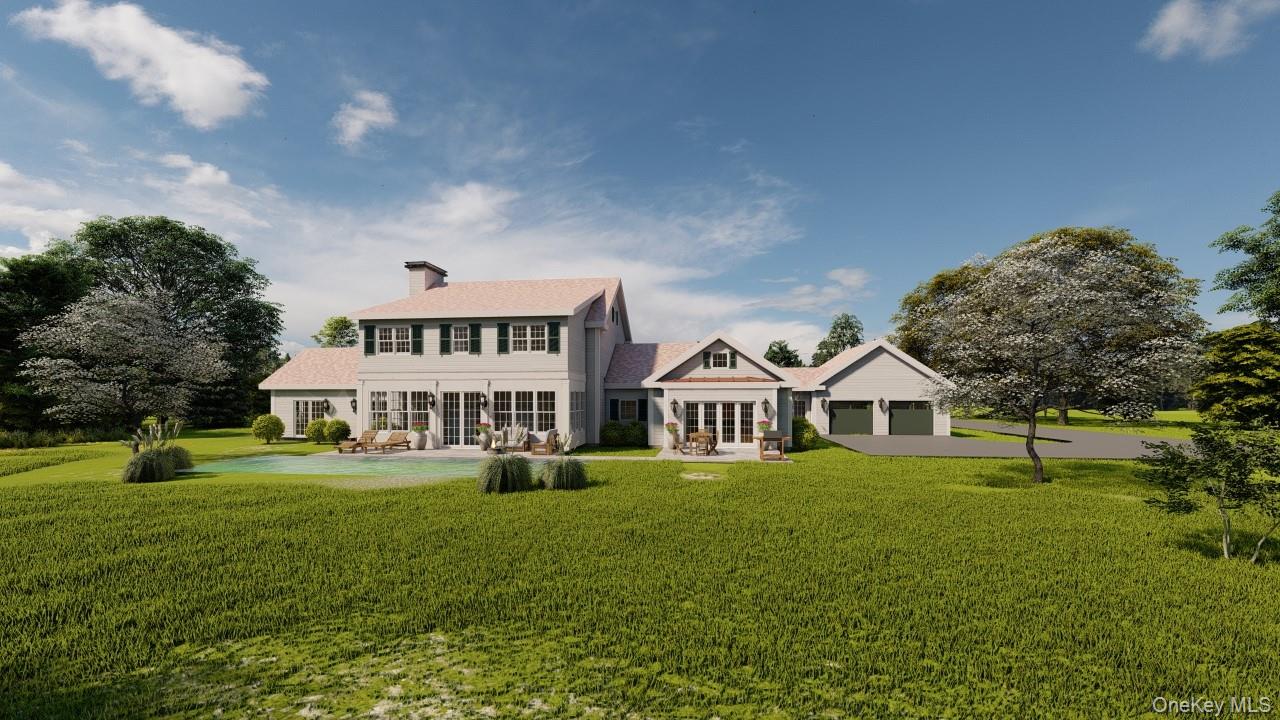 8 Taber Road Sherman, CT 06784 - Photo 8 of 22 a view of a house with a big yard and large trees