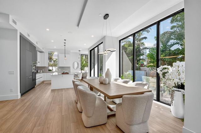 a view of a yard with an outdoor space