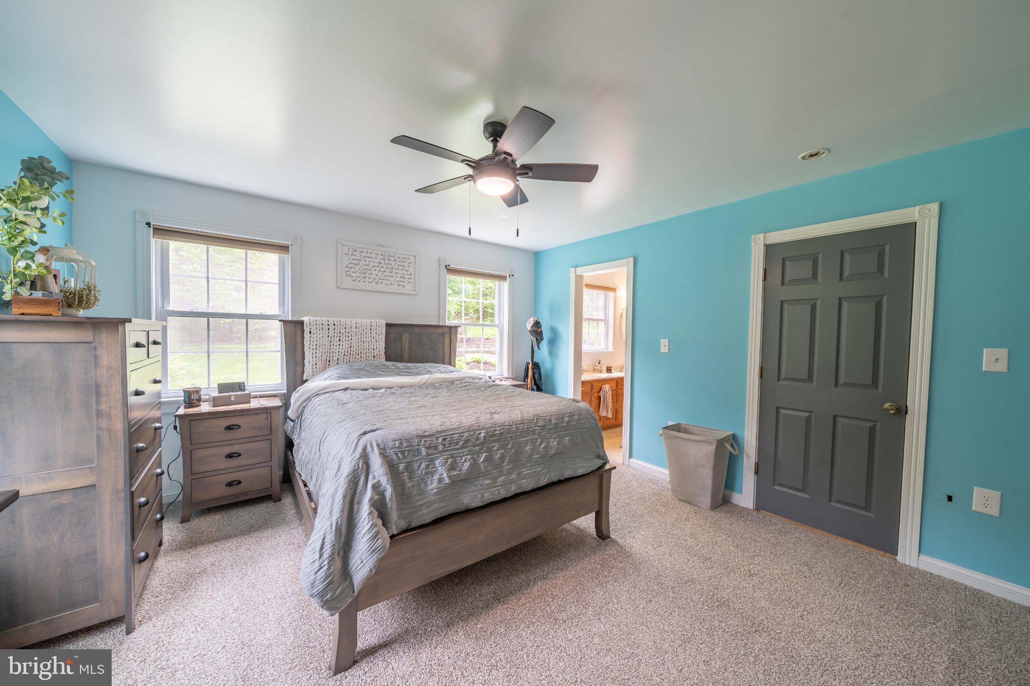 2201 Blain Road Loysville, PA 17047 - Photo 30 of 89 Serene blue-hued bedroom retreat.