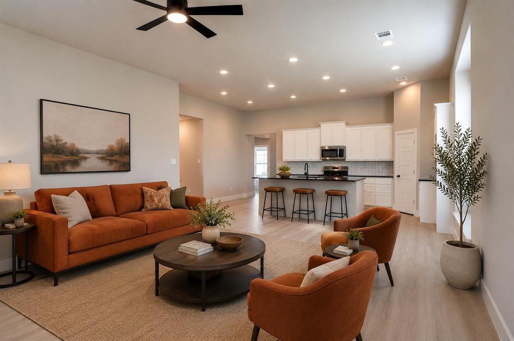 208 Pennington Road Josephine, TX 75173 - Photo 6 of 25 Staged living room