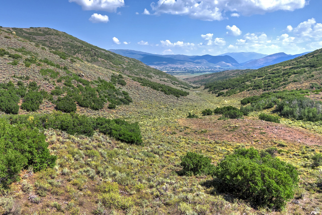 1646 North Miles Holw Road, Unit 29 Kamas, UT 84036 - Photo 4 of 35 Expansive mountainous terrain featuring varied green foliage, rugged slopes, and distant mountain ranges under a clear sky