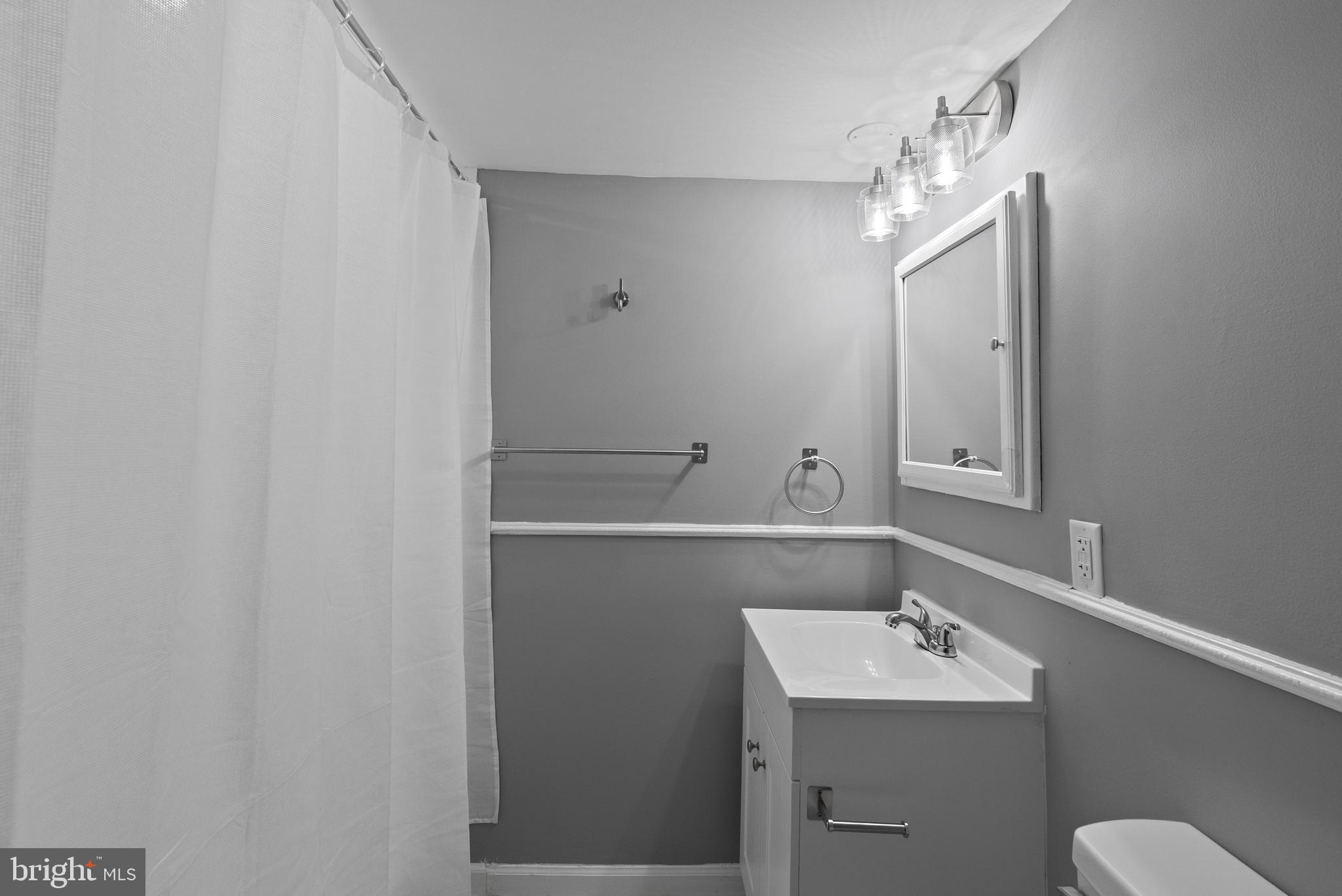 542 Wilson Bridge Drive, Unit 6743 B2 Oxon Hill, MD 20745 - Photo 20 of 27 a bathroom with a sink a toilet and mirror