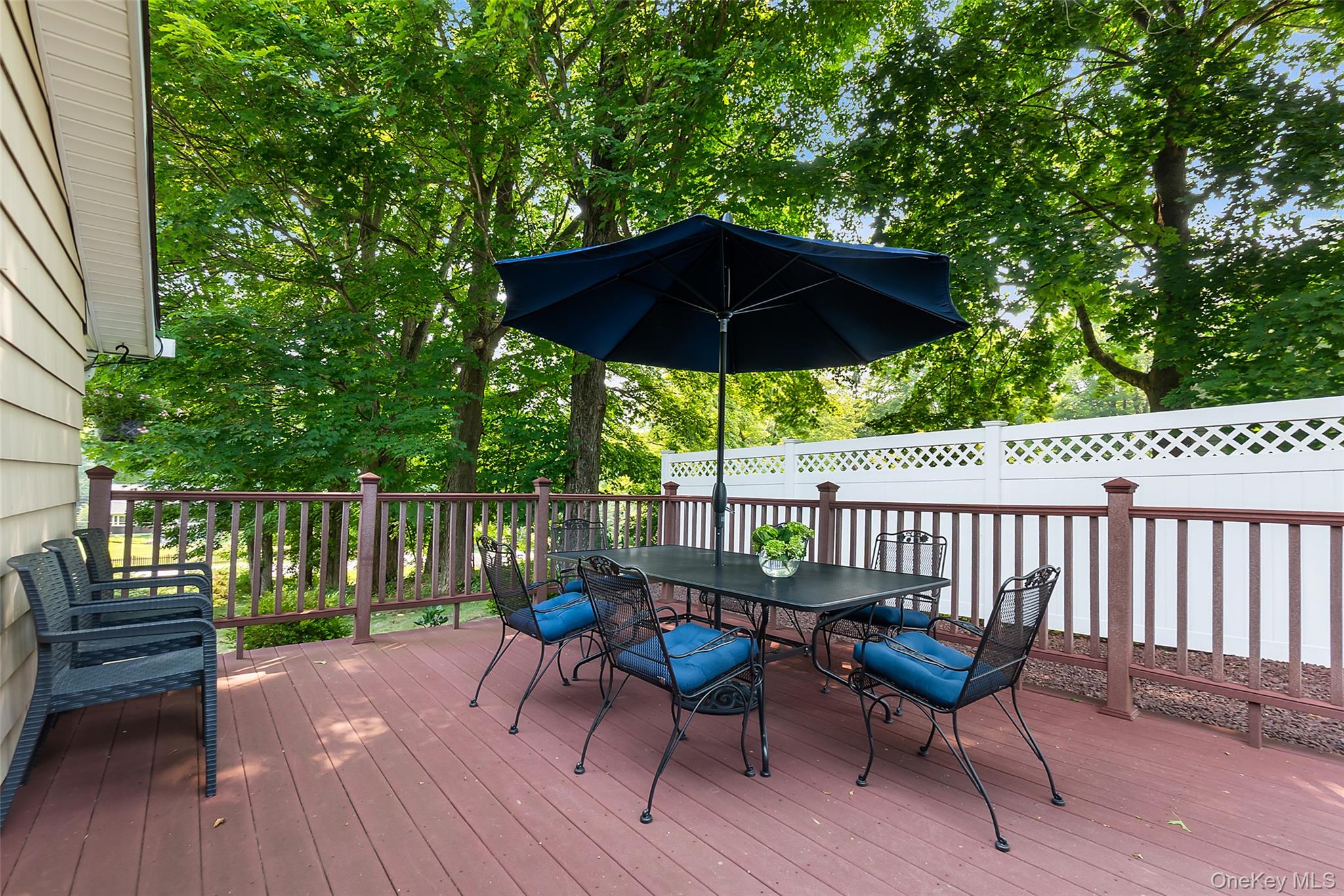 12 Sugar Hill Road North Salem, NY 10560 - Photo 19 of 34 a view of a deck with furniture and a yard
