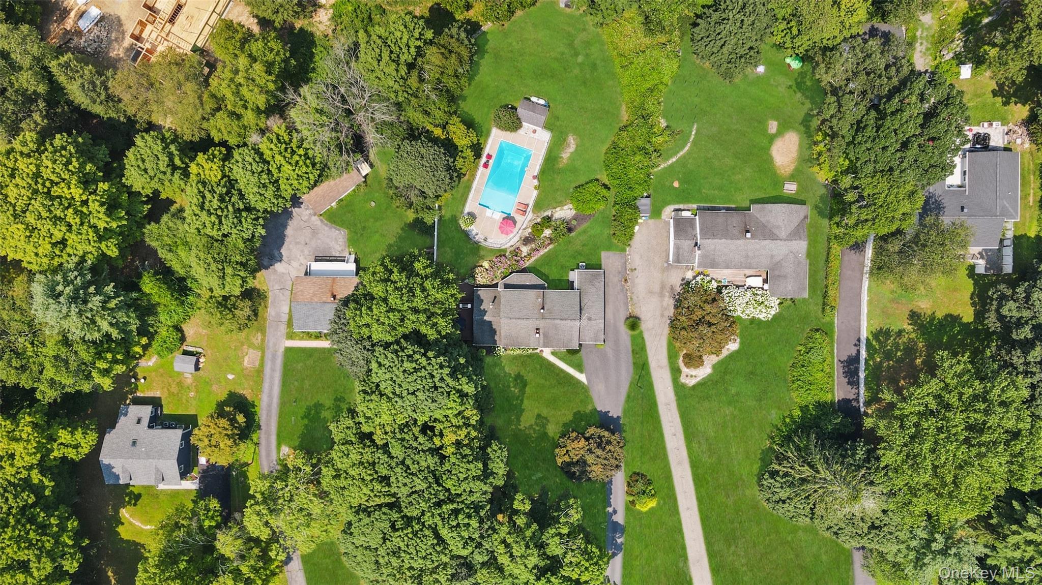 12 Sugar Hill Road North Salem, NY 10560 - Photo 30 of 34 an aerial view of residential house with outdoor space and trees all around