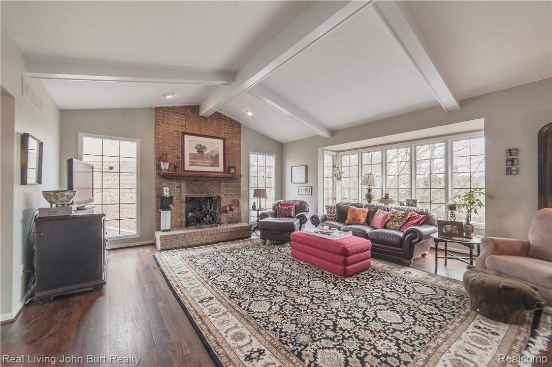 3778 Summit Ridge Drive Rochester, MI 48306 - Photo 11 of 37 Gas fireplace is the centerpiece of the family room
