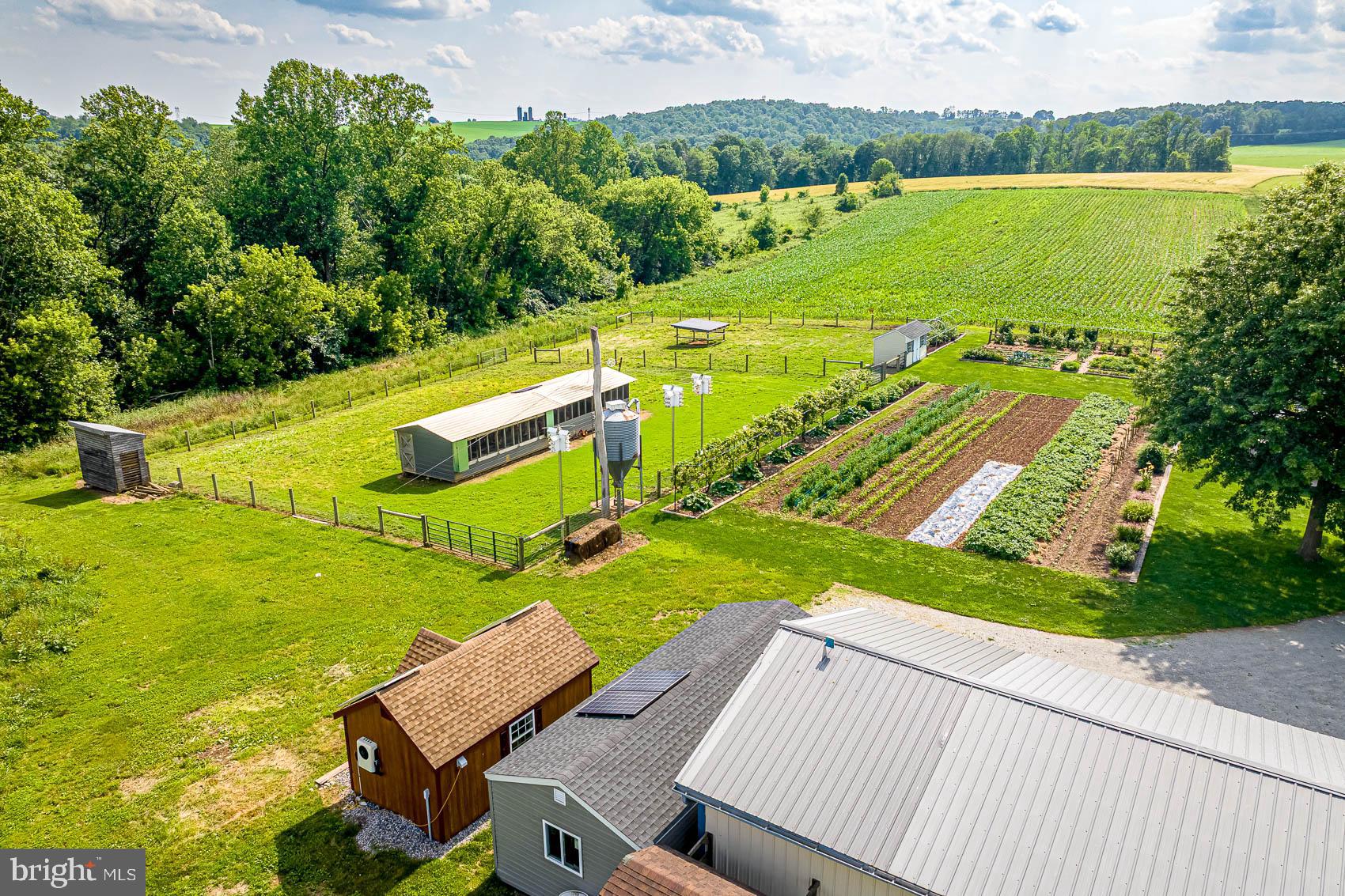 4360 Battlehill Road Brogue, PA 17309 - Photo 25 of 30 an aerial view of a house with a garden