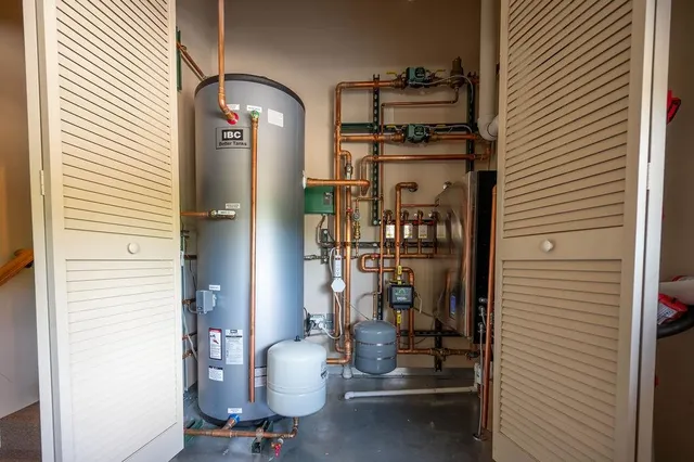 a view of storage and utility room