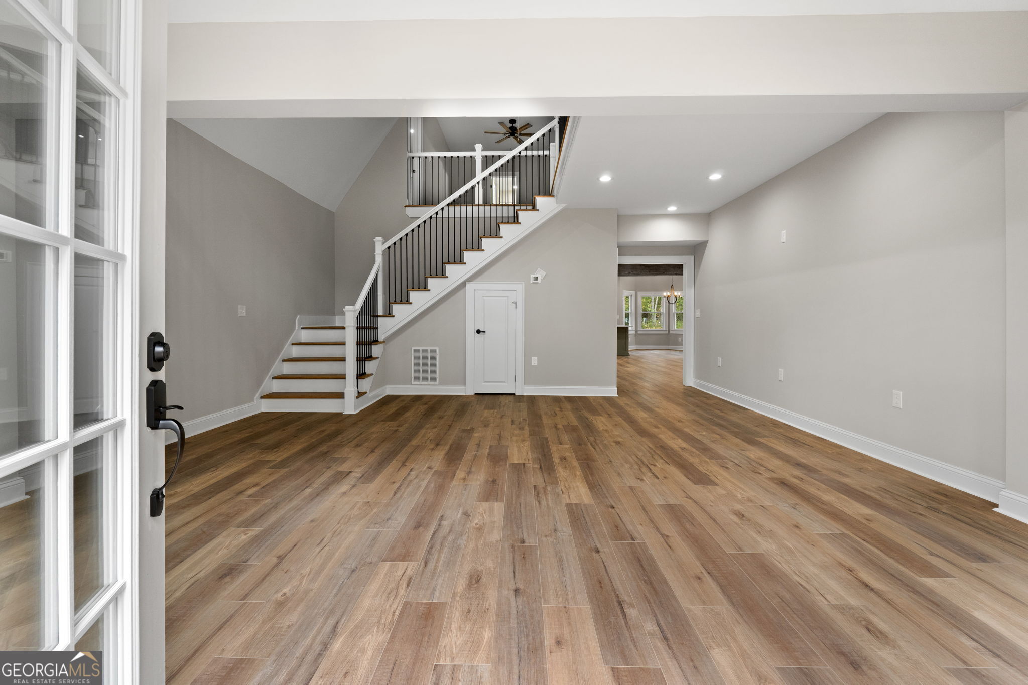 164 I I Walker Brooks Road Newnan, GA 30263 - Photo 17 of 54 a view of entryway with wooden floor