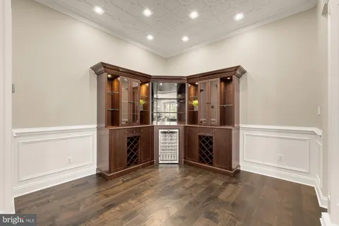 a kitchen with counter space cabinets and appliances