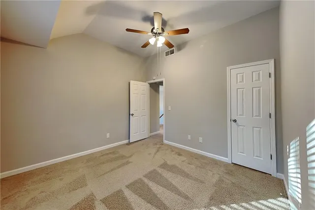 a view of an empty room