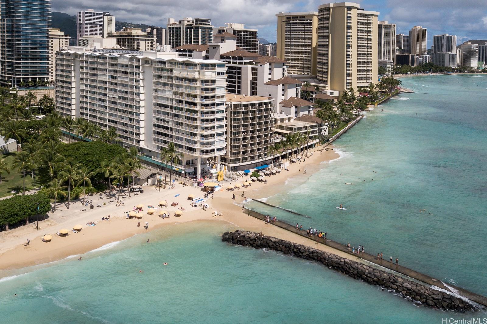 2161 Kalia Road, Unit 615 Honolulu, HI 96815 - Photo 1 of 1 a view of a city with tall buildings