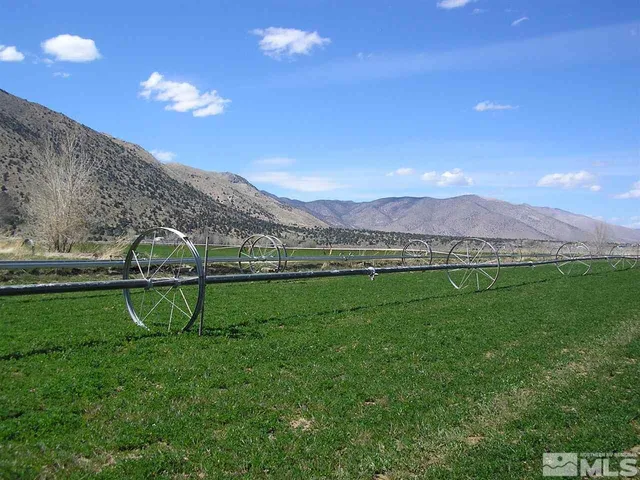 a view of a mountain with a garden