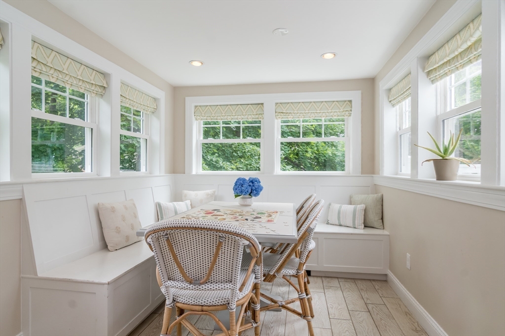 29 Brookfield Road Wellesley, MA 02481 - Photo 2 of 23 a view of a dining room with furniture window and outside view