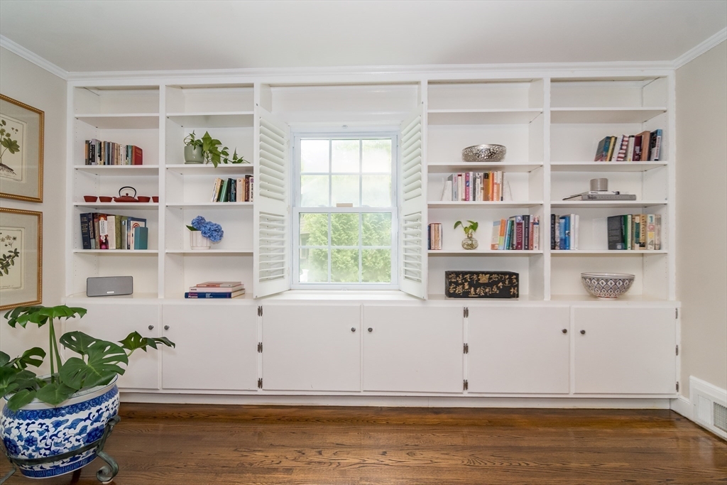 29 Brookfield Road Wellesley, MA 02481 - Photo 7 of 23 a room with a book shelf and a window